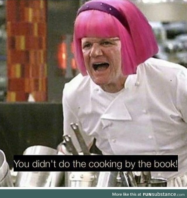 Use the f*cking book,you twat!