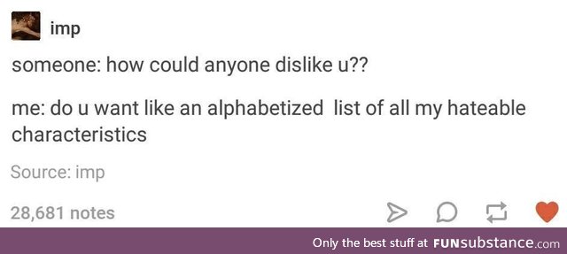 A is for Arrogant Arsehole