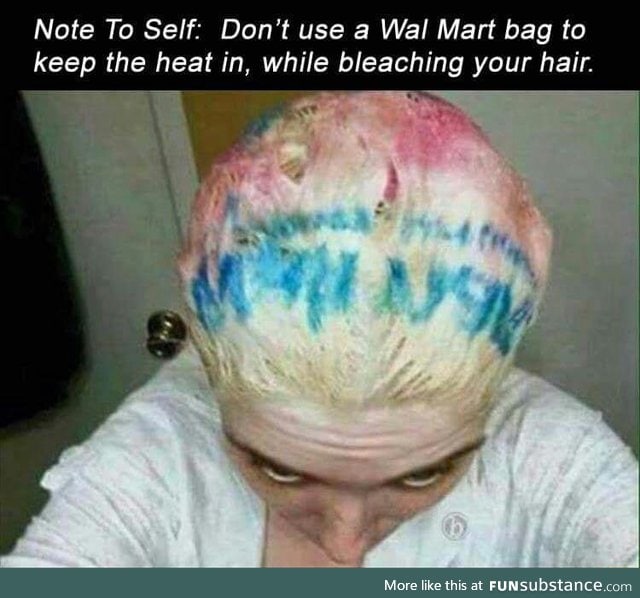 Walmart bag hair dyer