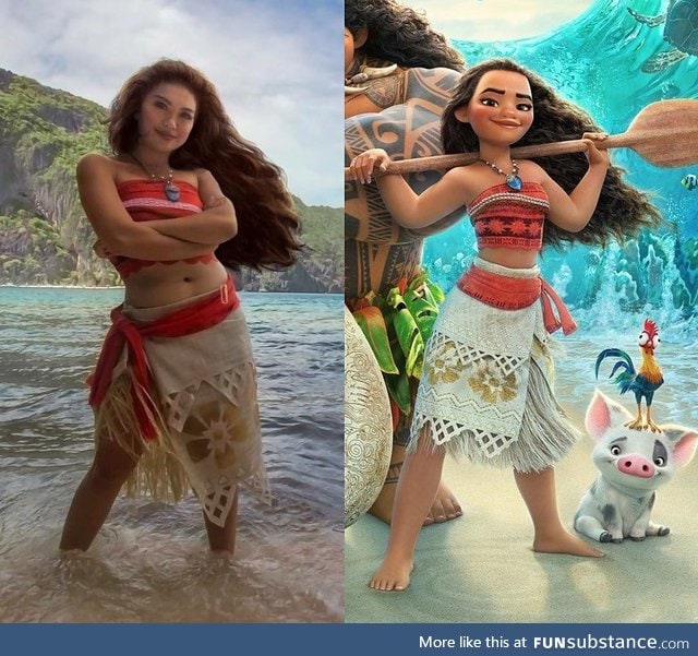 The best Moana cosplay I've seen so far