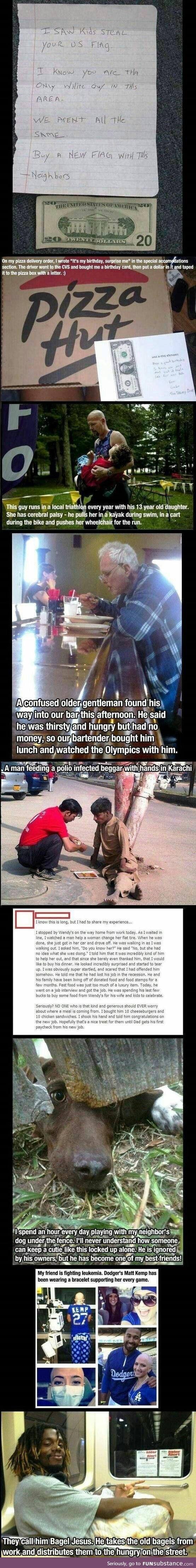 Random acts of kindness