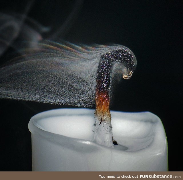 Candle smoke