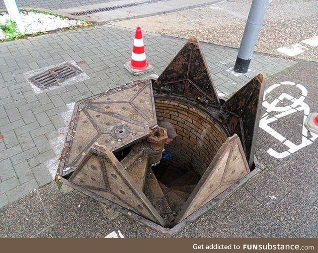 Awesome man hole cover