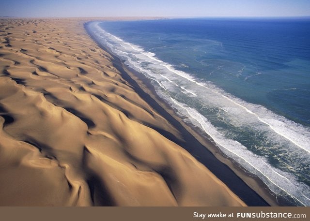 Desert and Water in Namibia