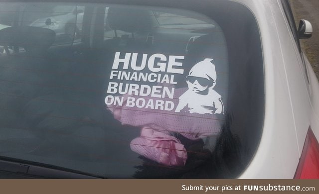 Honest bumper sticker