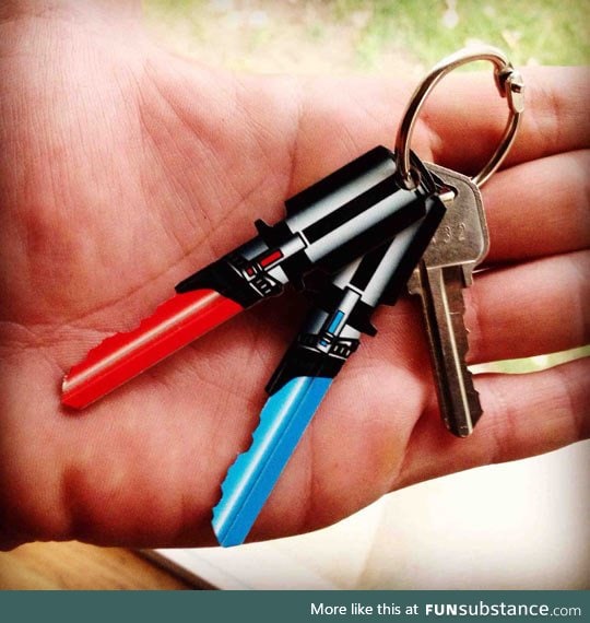 Light saber keys for true star wars fans