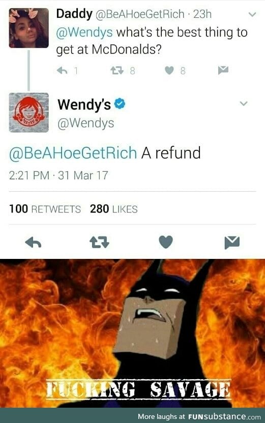 Wendy's savage