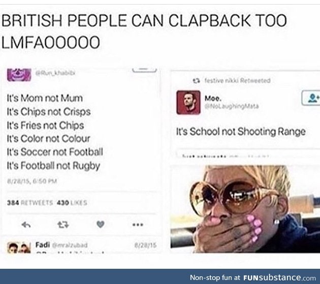 British people can be savage