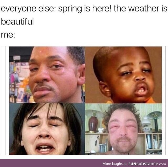 f*cking allergies