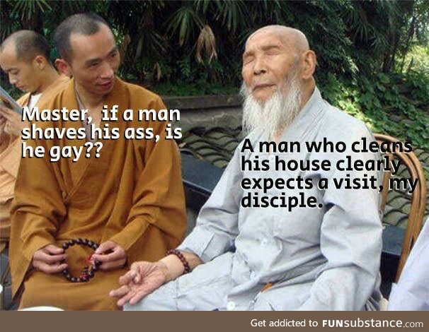 Great wise bald guy