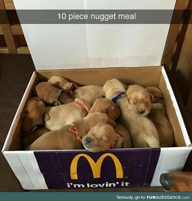 Eat these nuggets