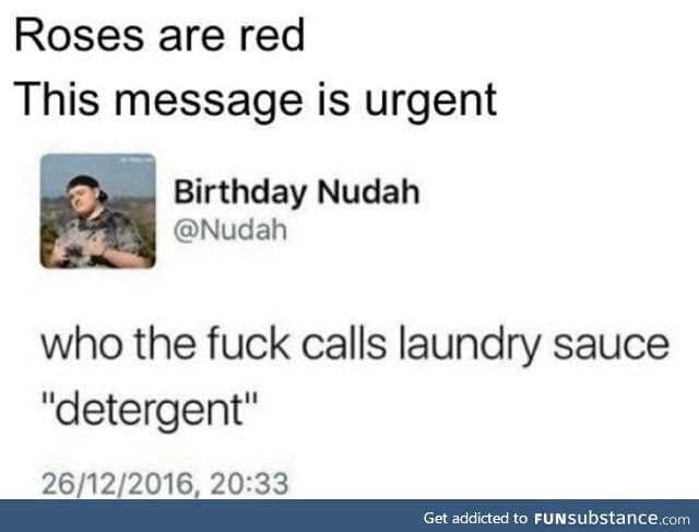 Laundry sauce