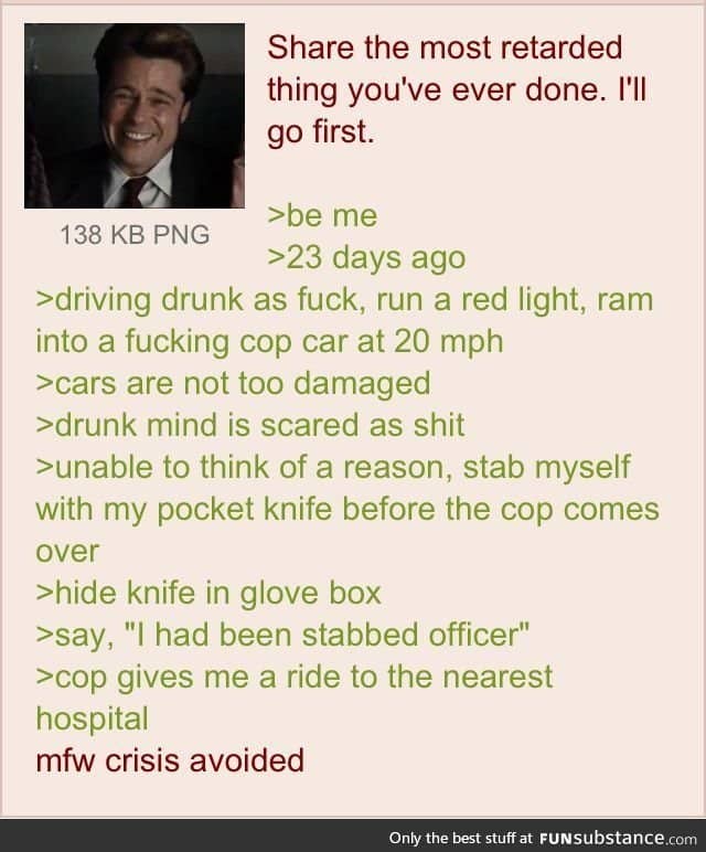 Anon gets pulled over by the cops