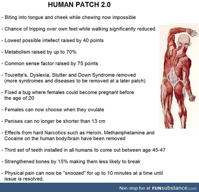 Human patch 2.0