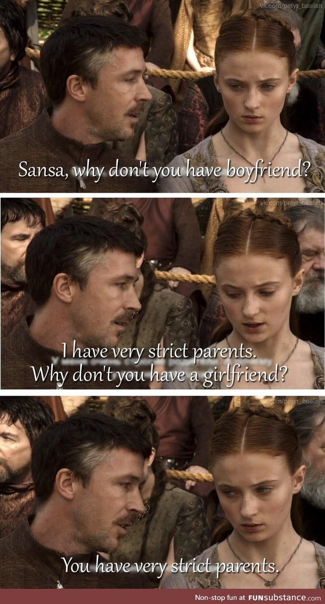 Sansa Stark vs Petyr Baelish