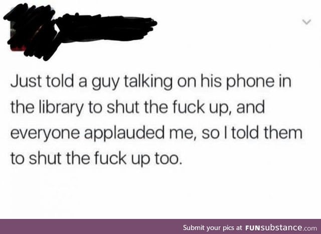 Stfu library edition