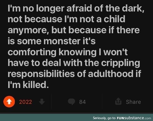 Afraid of the dark