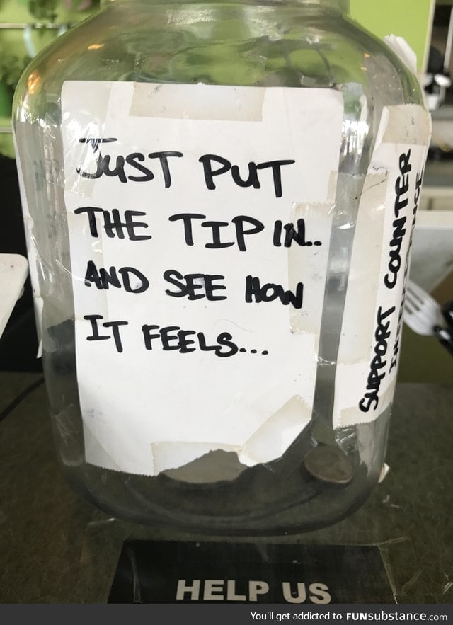 Tip jar