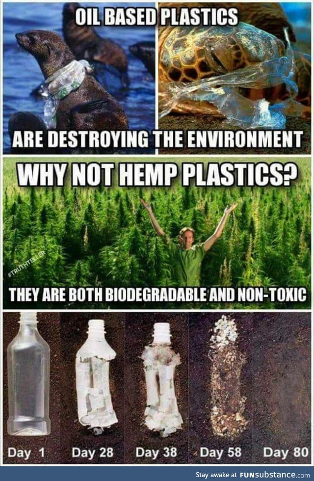 Hemp plastic