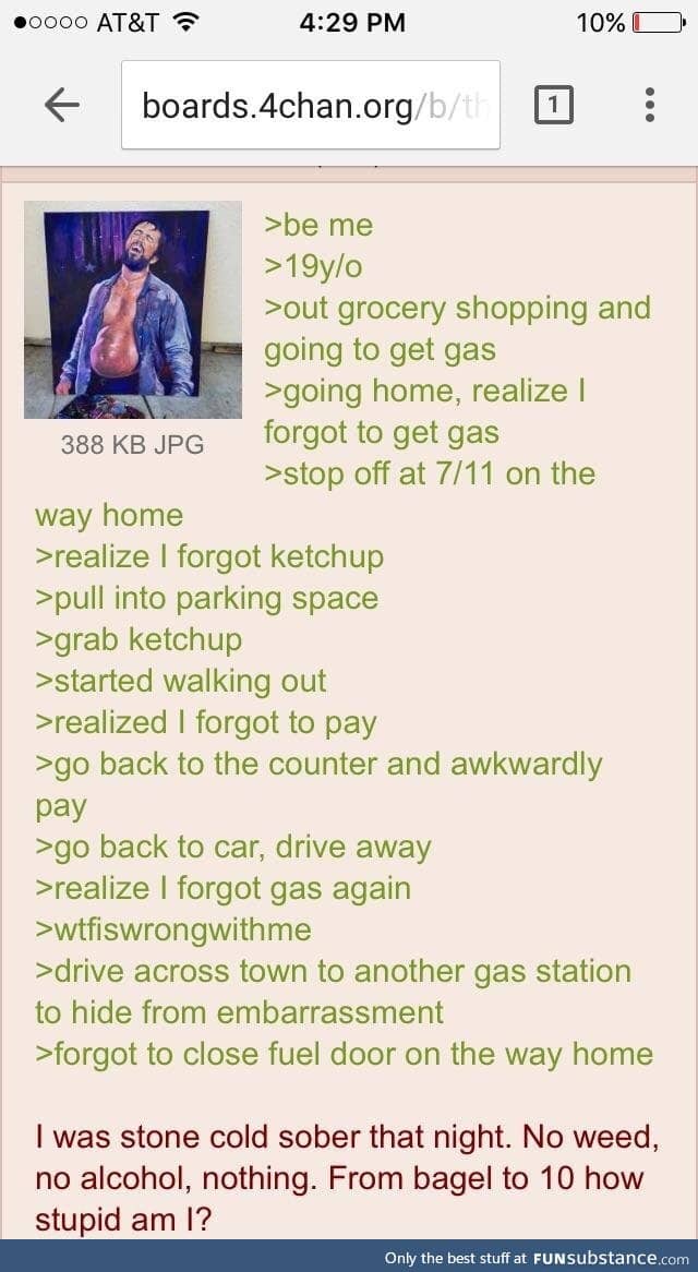 Anon runs errands