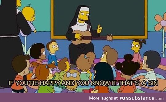 Simpson's Nail My Catholic Upbringing