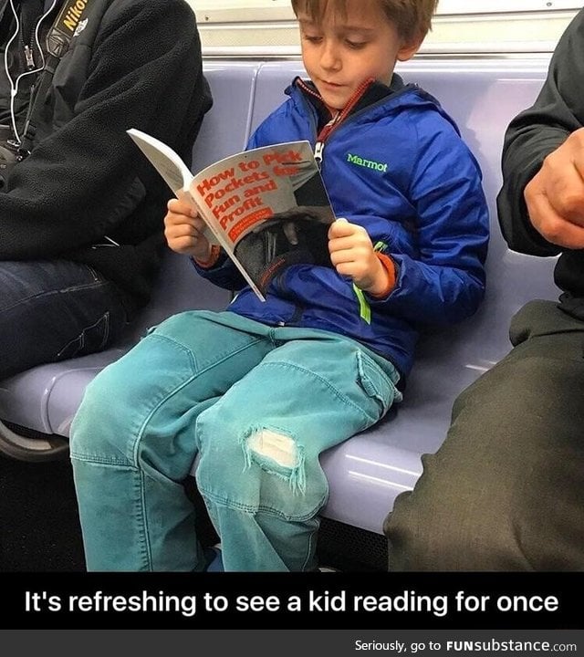 Good to see kids read