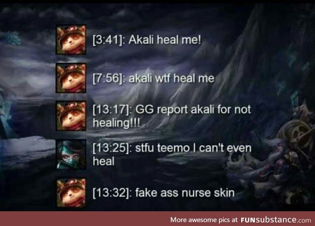 I need healing!