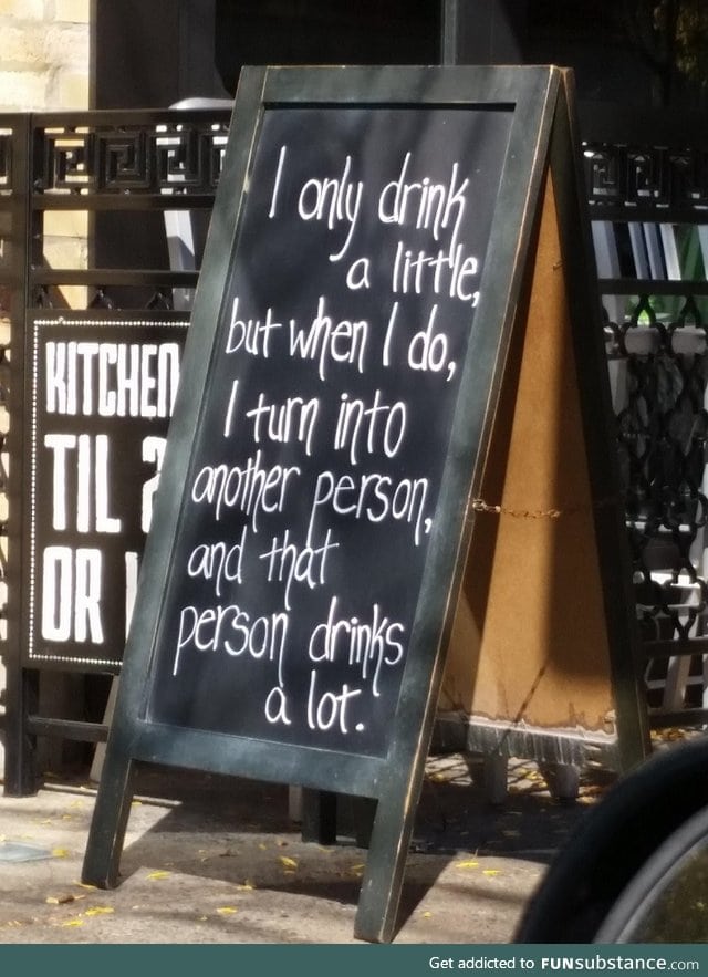 This bar sign tells the truth