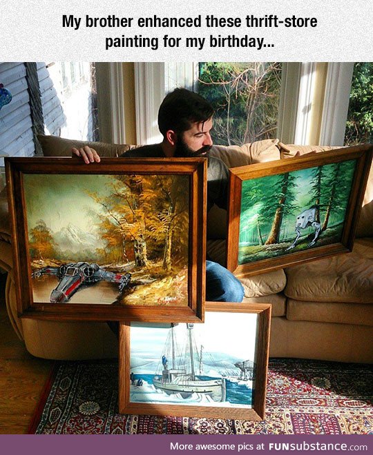 The force is strong with these paintings