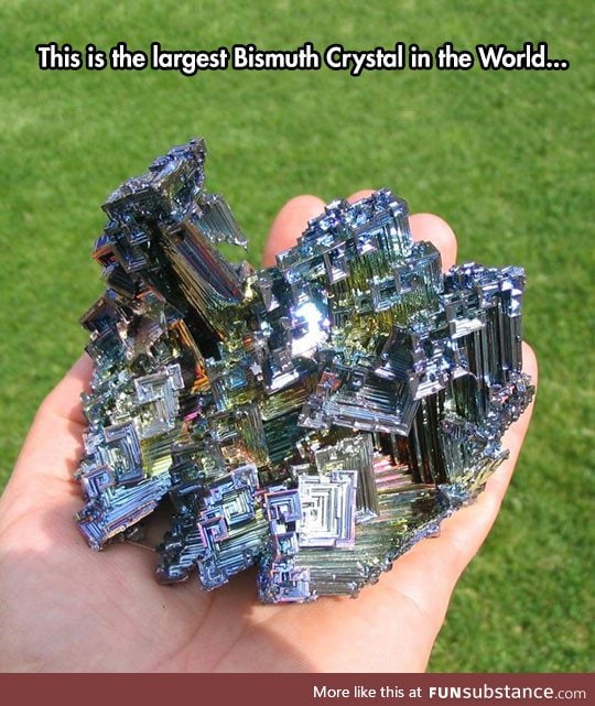 Bismuth crystal