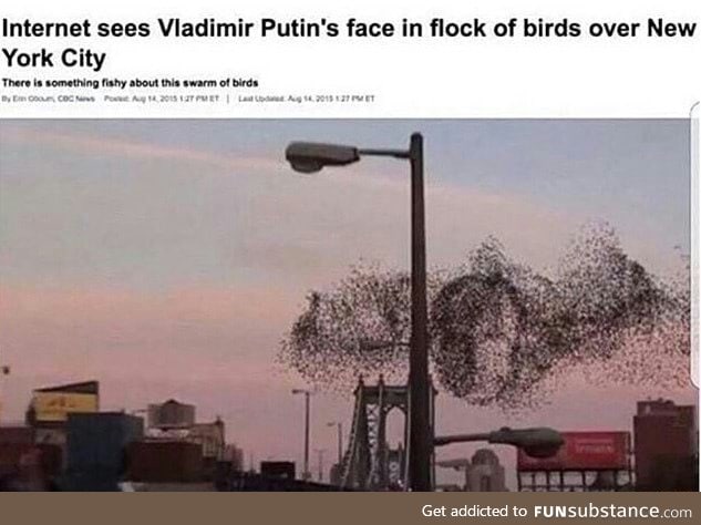 Putin is omnipresent