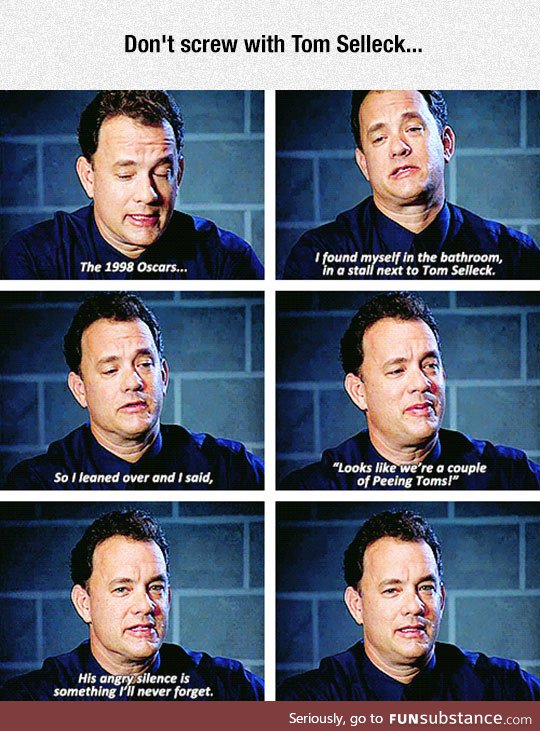 Tom hanks confessing his deepest secret