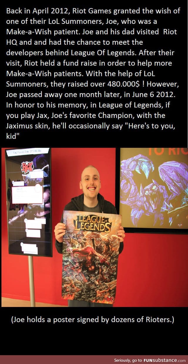 Rest in peace, joe