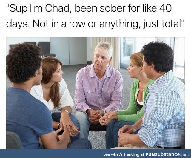 Sober for 40 days