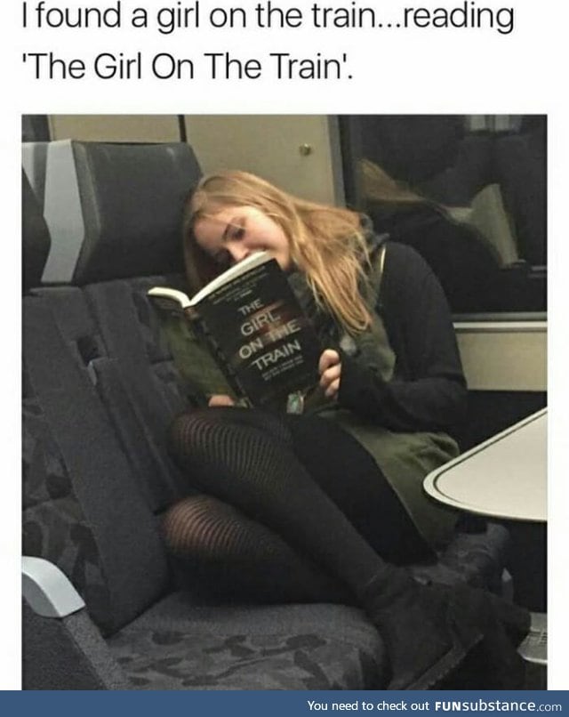 The girl on the train