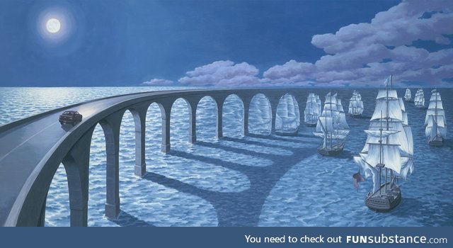 Rest in peace optical illusionist rob gonsalves. 1959-2017