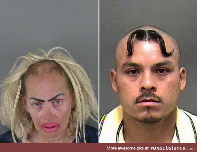 The dumbest mugshot hairdos ever