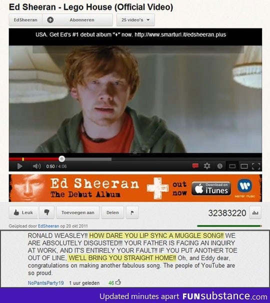 Shame on you Ron