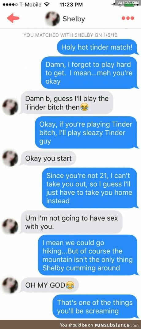 Tinder B*tch vs. Sleazy Tinder Guy