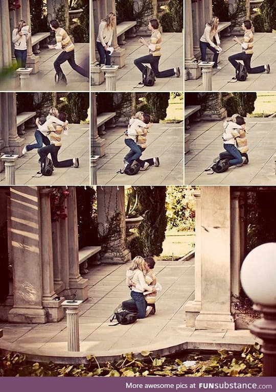 Photographer captures unexpected proposal