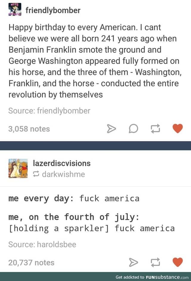 Happy 241st, America! (Part trois)