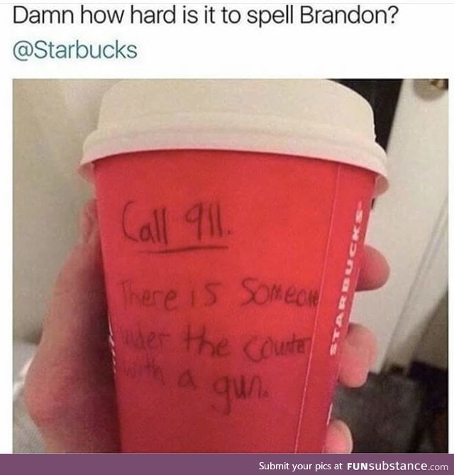 baristas are required not to spell right