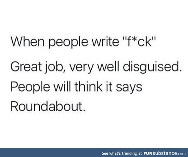 A roundabout