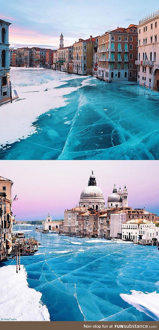 Frozen venice the beautiful