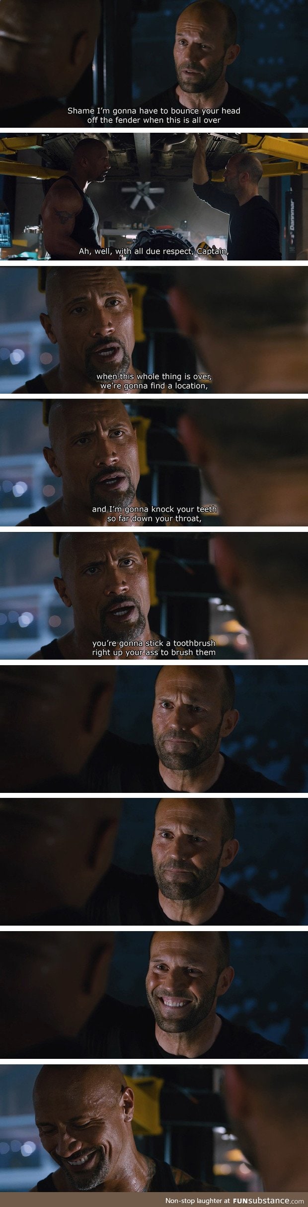 The Rock vs Jason Statham