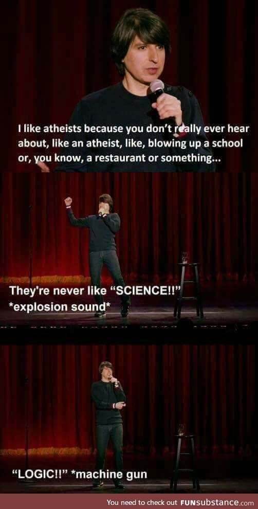 Atheists in a nutshell