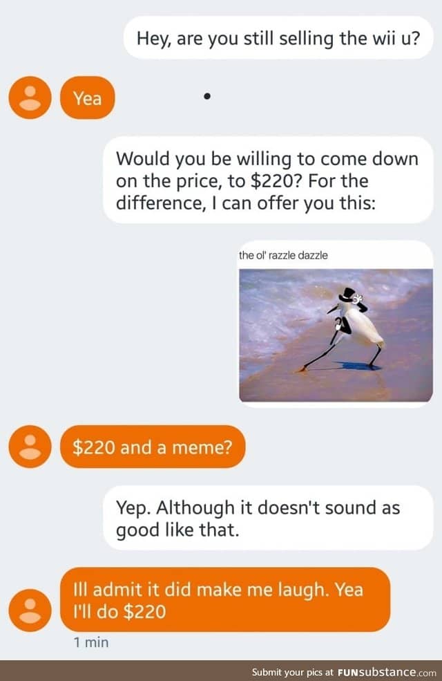 When a meme has a value of $30