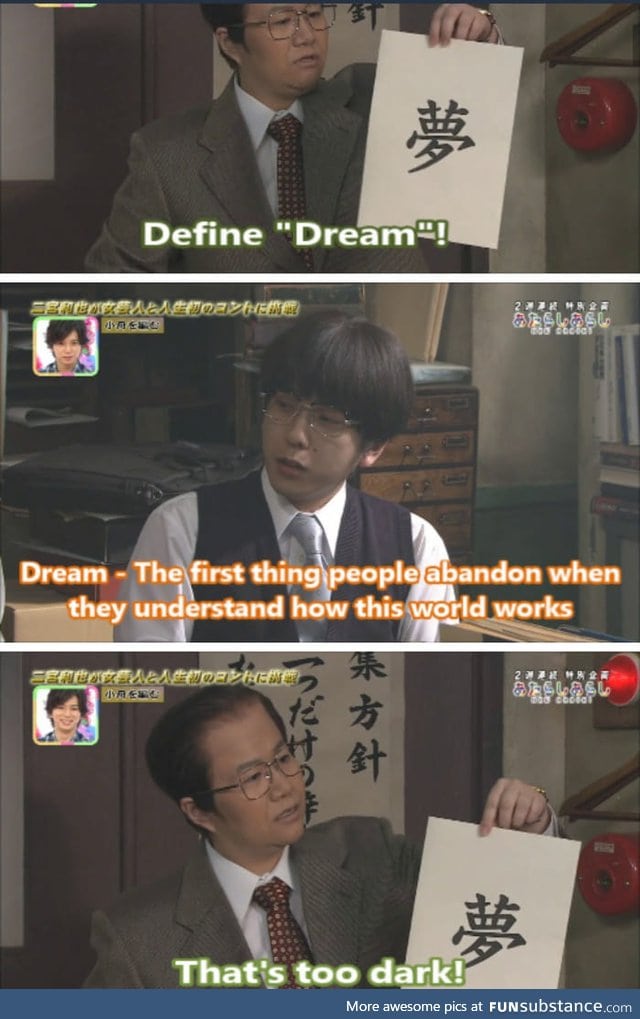 Dream: A false reality that will never happen