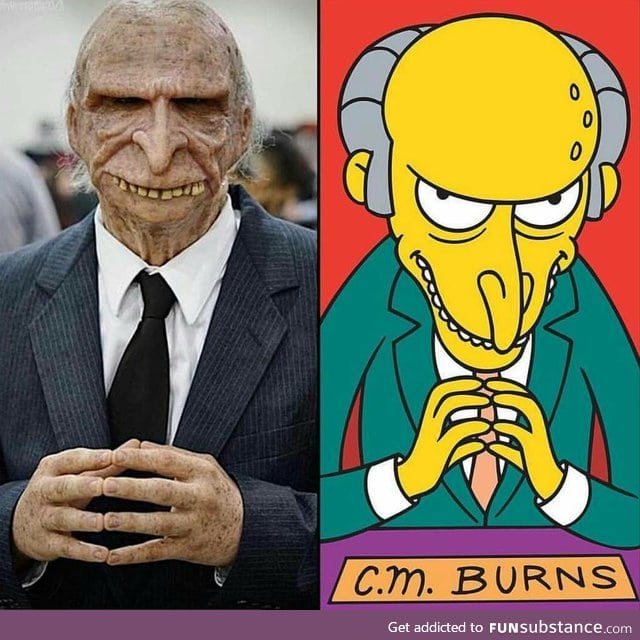 Mr. Burns cosplay