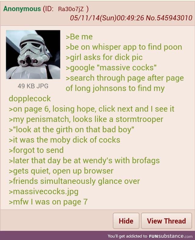 Anon is a trooper